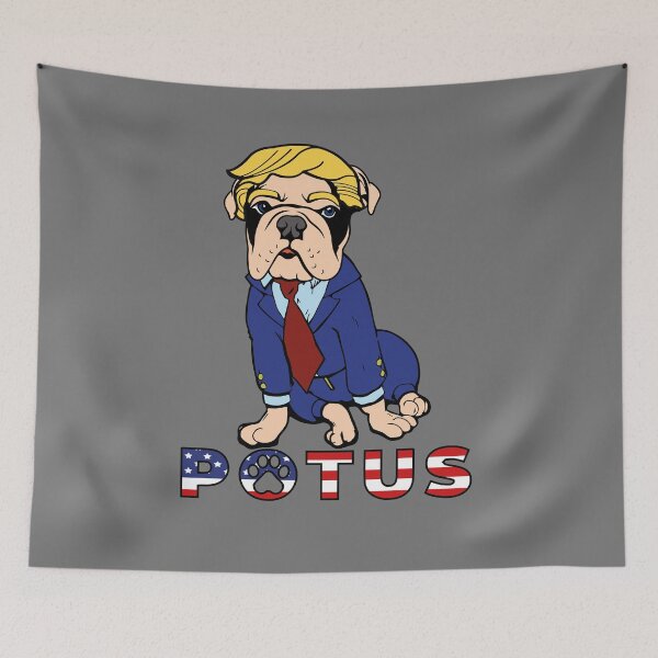 Item preview, Potus Bulldog Trump Presitent designed and sold by mikels.