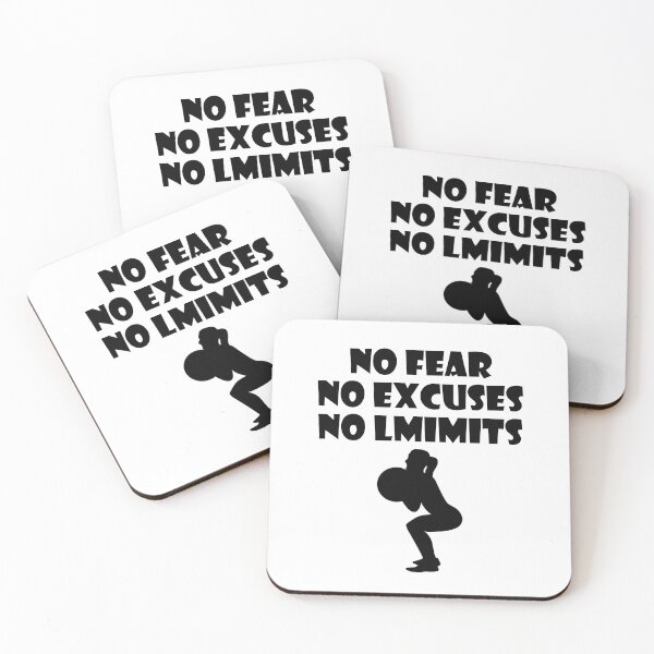 Item preview, NO FEAR NO EXCUSES NO LIMITS designed and sold by trainingclothes.
