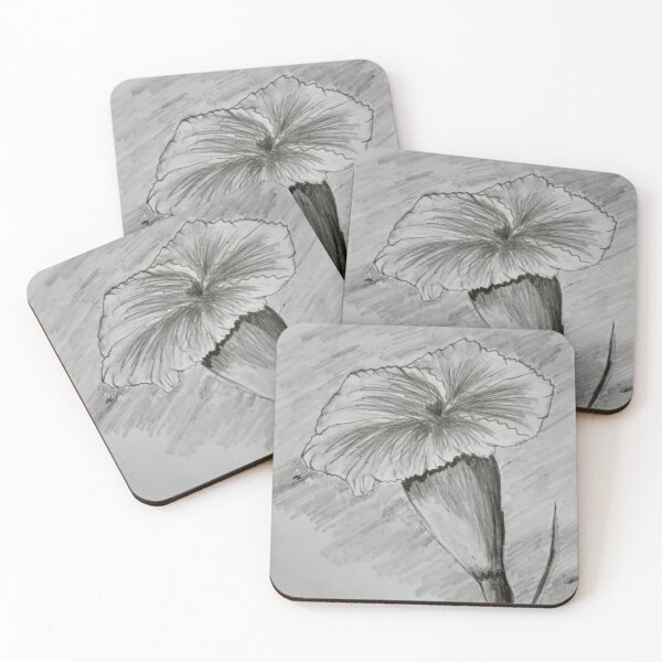 Item preview, Carnation, Susimalt, pencil drawing designed and sold by SusiMalt.