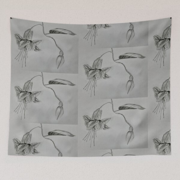 Item preview, Fuchsia, Susimalt, pencil drawing designed and sold by SusiMalt.