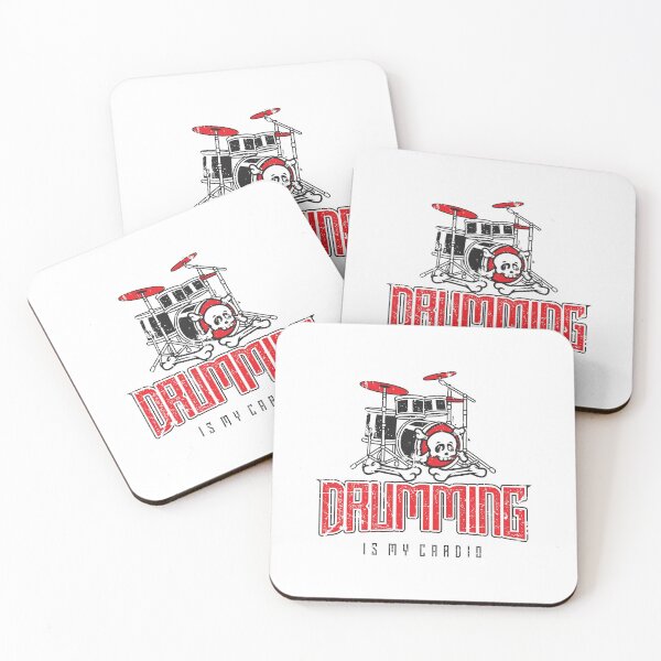 Item preview, Drumming Is My Cardio Drum Set Drummer Player designed and sold by phoxydesign.