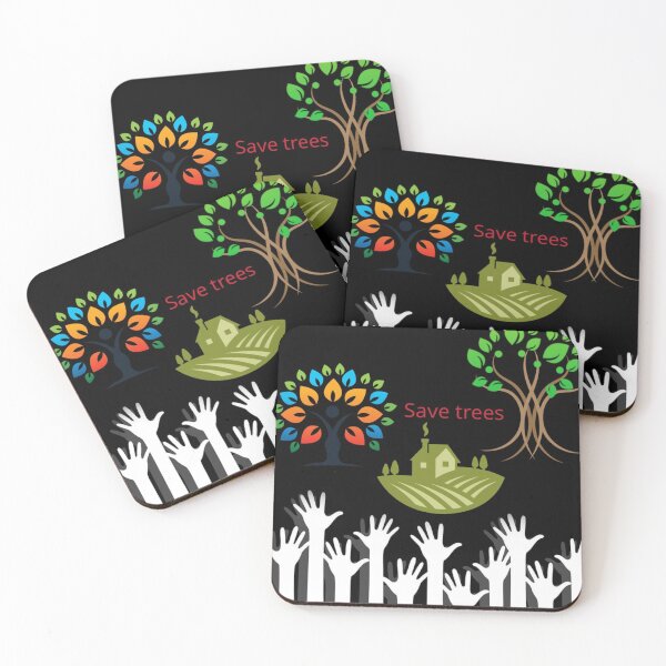 Item preview, Save trees print design designed and sold by Arshiya-4.
