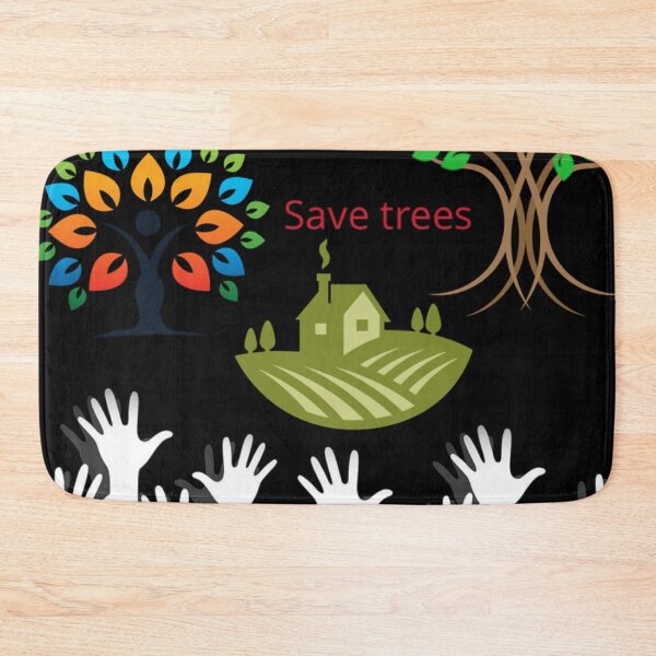 Item preview, Save trees print design designed and sold by Arshiya-4.