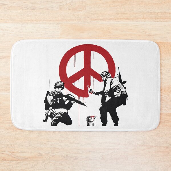 Item preview, banksy peace designed and sold by trakatra.