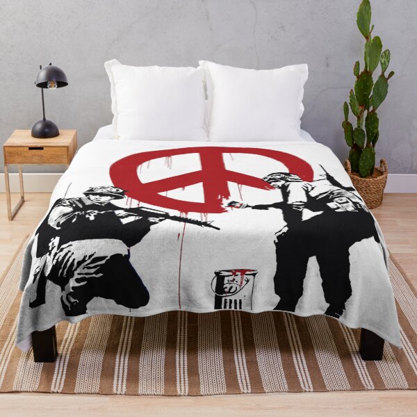 Item preview, banksy peace designed and sold by trakatra.