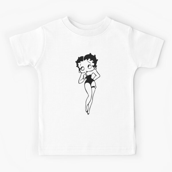 Mrs Boop, the most iconical pinup of all time, Design for Wall Art, Prints, Posters, Tshirts, Men, Women, Kids Kids T-Shirt