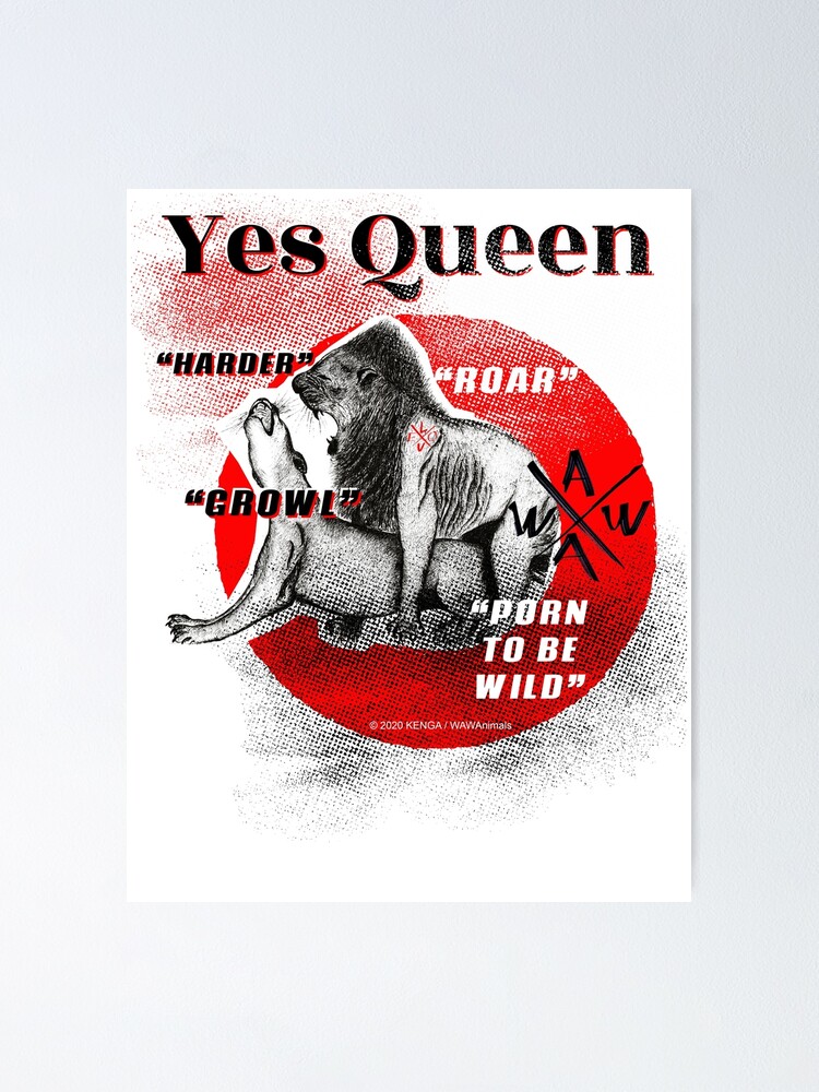 Yes Queen Wildlife Wild Animal Lioness Mating Naughty by Nature  