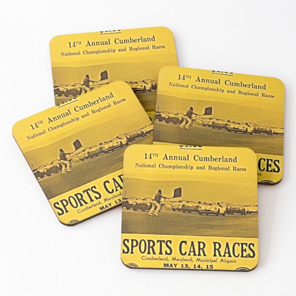 Item preview, Cumberland 1966 Sports Car Race Poster - Classic Vintage Racing Art designed and sold by Road To Track.