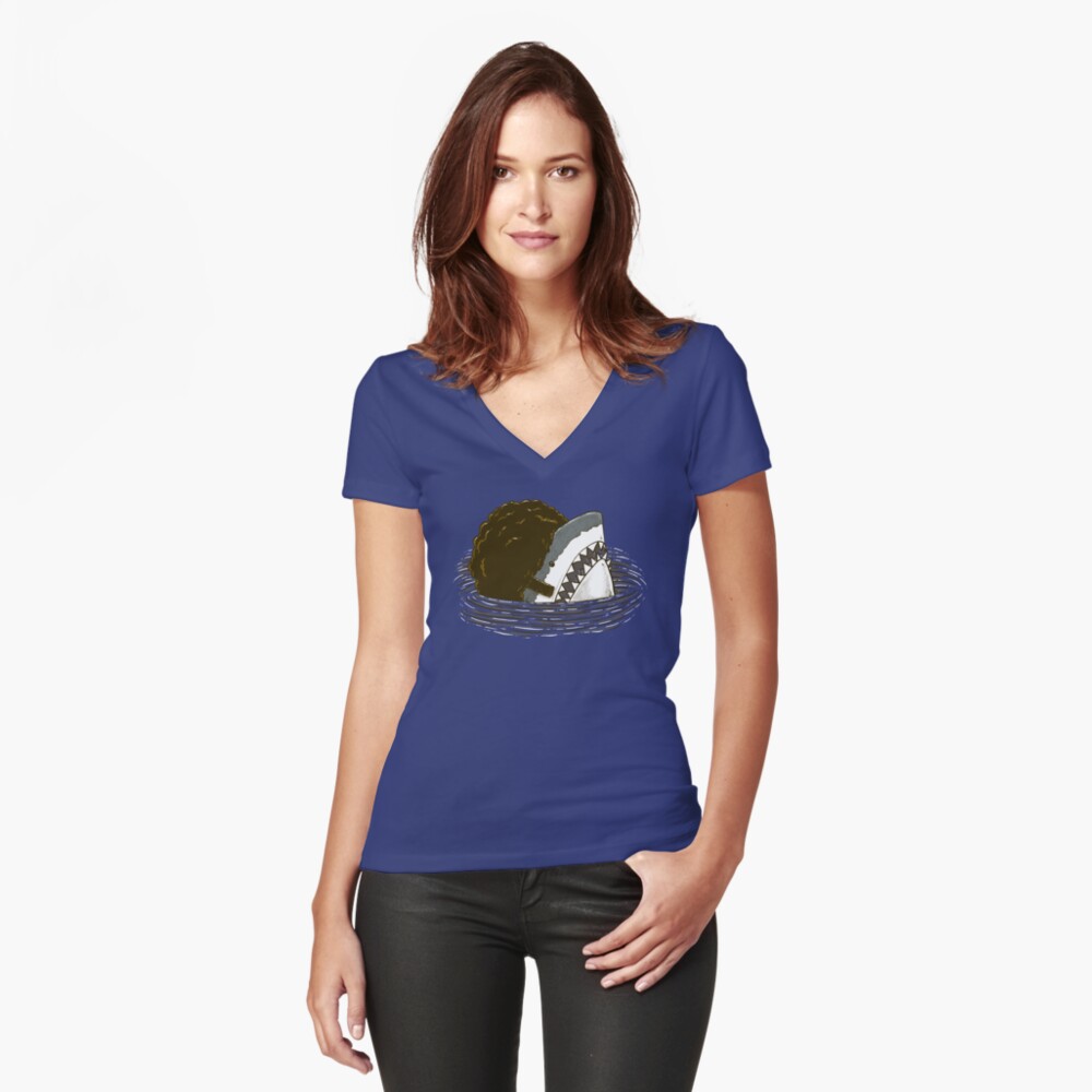 Item preview, Fitted V-Neck T-Shirt designed and sold by nickv47.