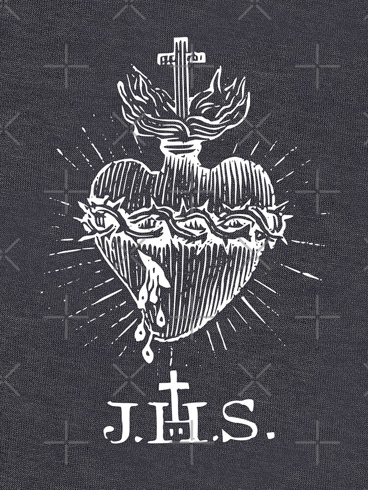 Sacred Heart of Jesus Engraving by Beltschazar