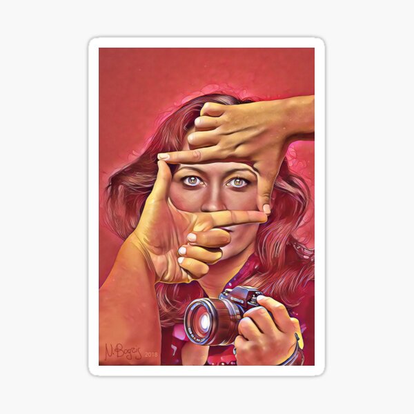 Eyes of Laura Sticker