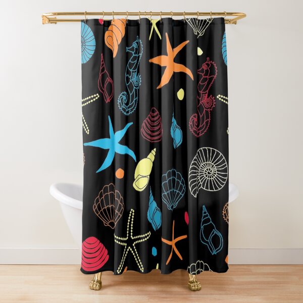 Sea Creatures Shower Curtain