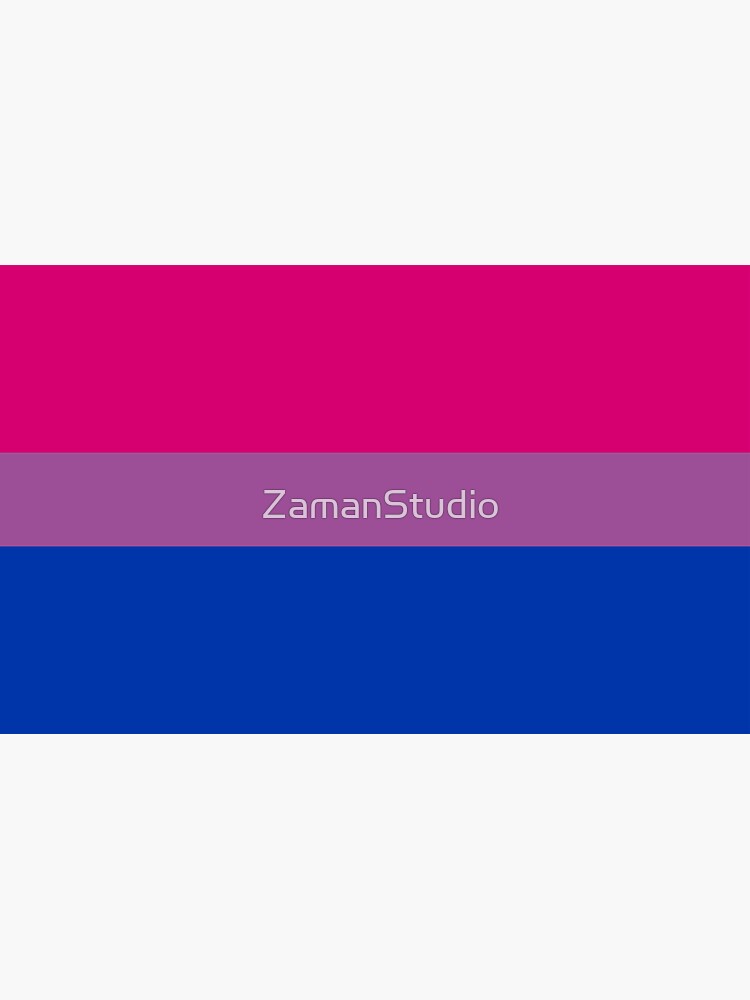 "Bisexual Pride Color Scheme" Sticker for Sale by ZamanStudio | Redbubble