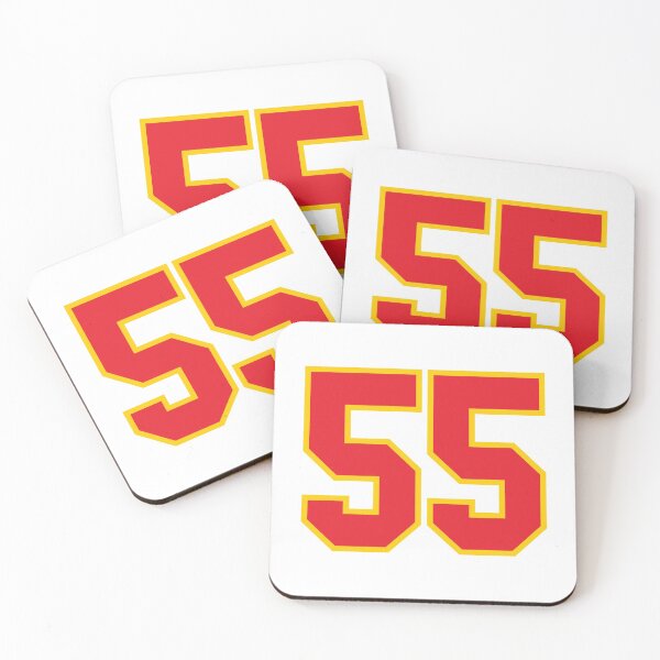 Item preview, 55 Jersey Number, Fifty Five Red designed and sold by elhefe.
