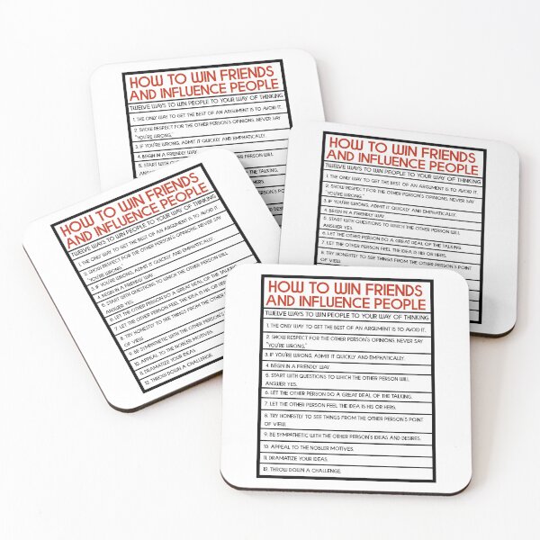 Item preview, How To Win Friends And Influence People - Twelve Ways To Win People To Your Way Of Thinking designed and sold by JackCurtis1991.