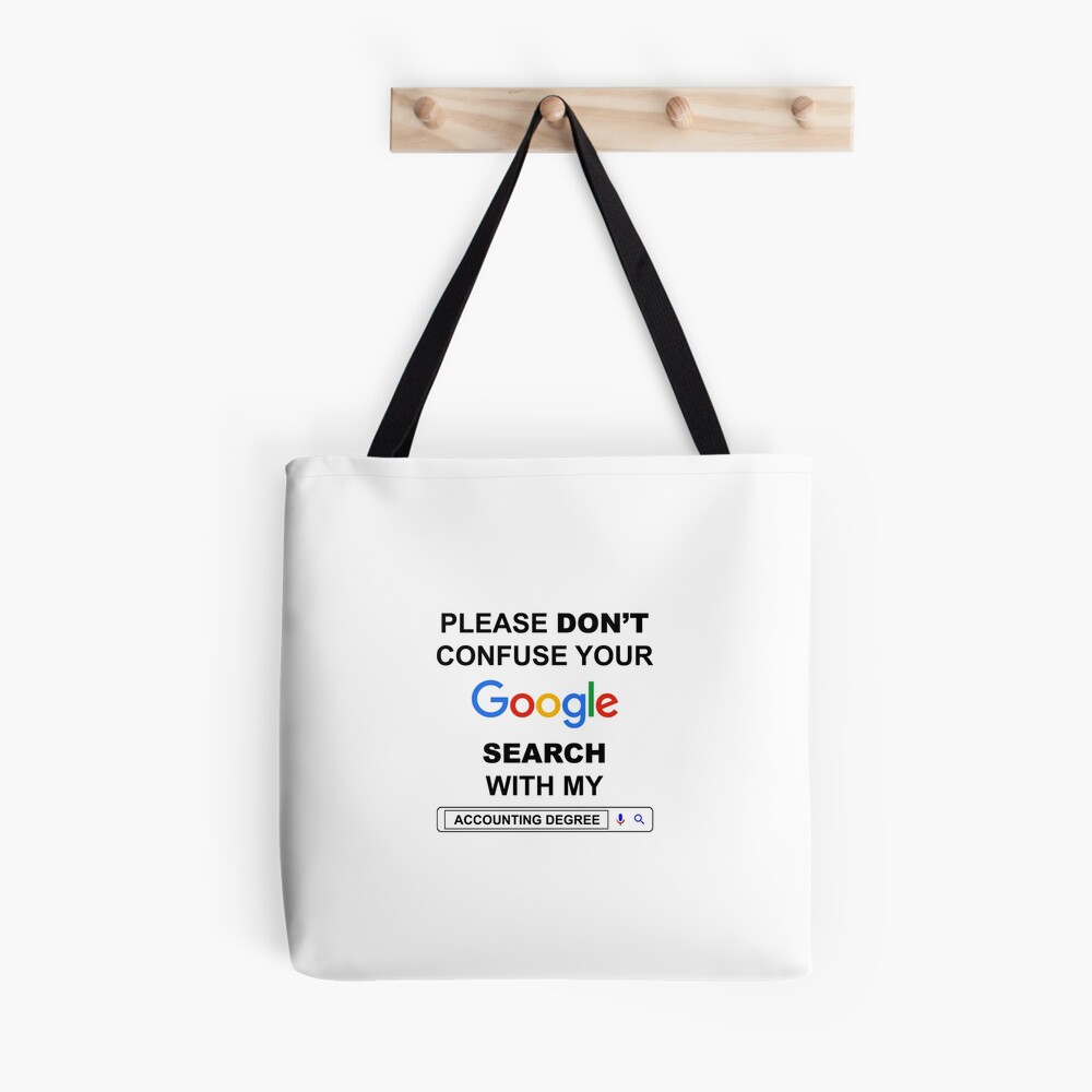 Accountant Tote Bag Shopper Accounting Business Funny Gift Workaholic Cool  Joke | eBay