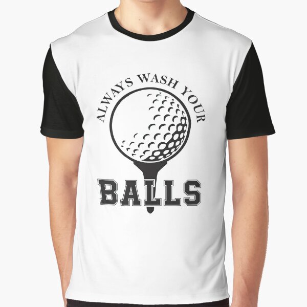 Always wash your balls Golf balls funny gag gift for men Greeting