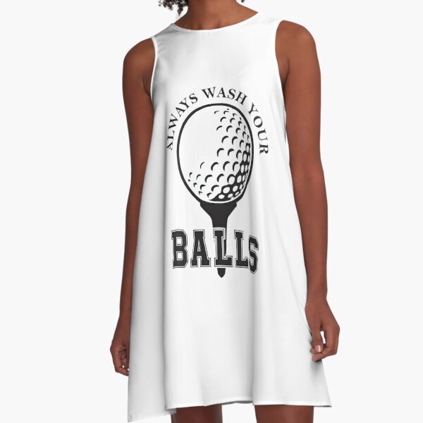 Always wash your balls Golf balls funny gag gift for men Greeting