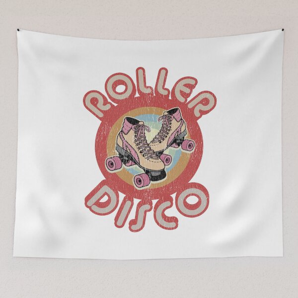 Item preview, Roller Disco Derby 1970s 1980s Vintage & Distressed designed and sold by phoxydesign.