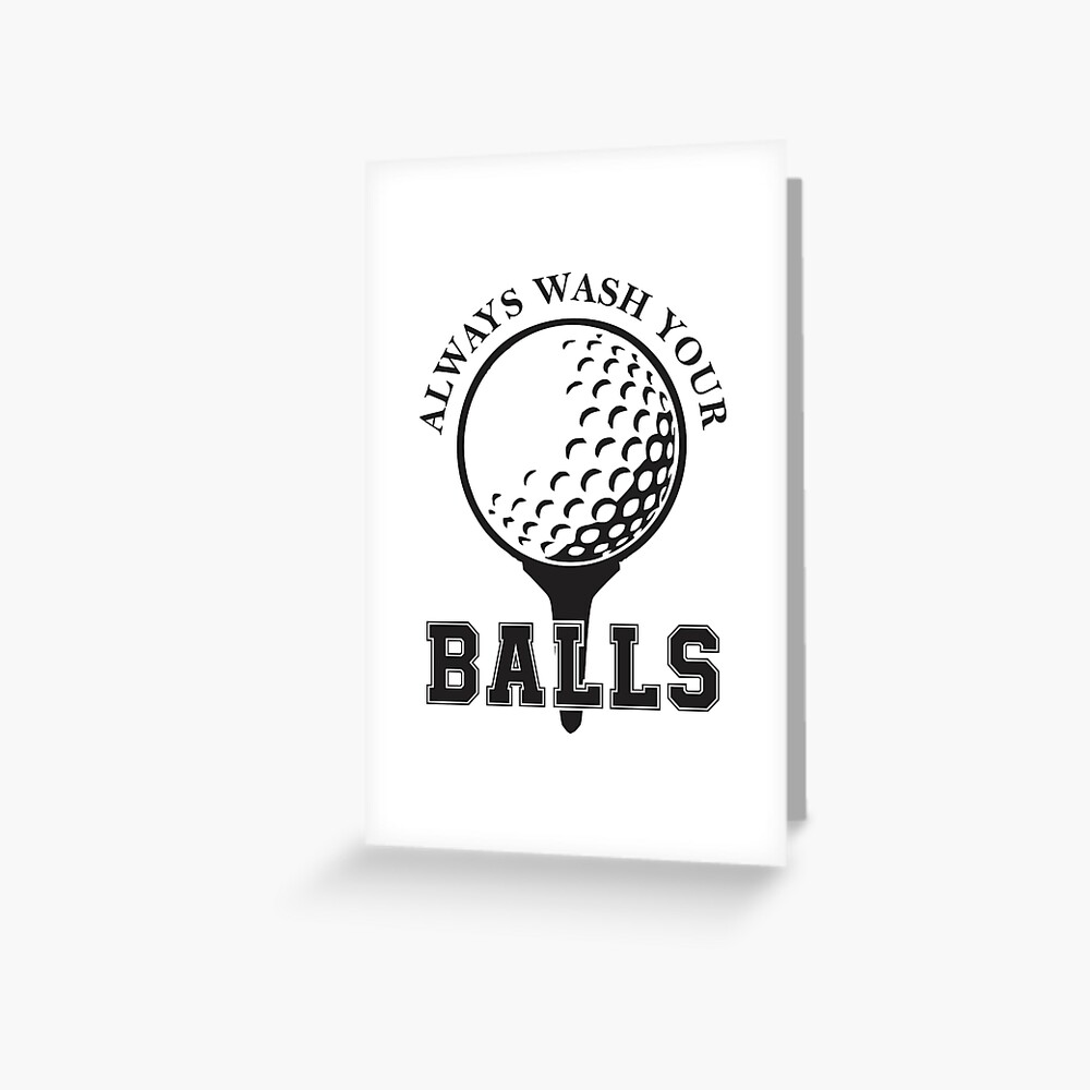 Always Wash Your Balls Mens Boxers Funny Golf Humor Hilarious Gift For  Golfer