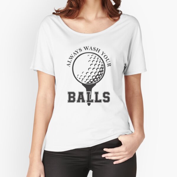 Always wash your balls Golf balls funny gag gift for men Greeting