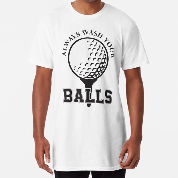 Always wash your balls Golf balls funny gag gift for men Greeting