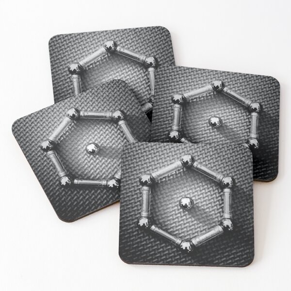 Item preview, Benzene Molecule Metal Chemical Formula Organic Chemistry designed and sold by Boriana Giormova.