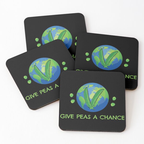 Item preview, World Peace Pun World Peas Earth Day designed and sold by BallonFlyToSky.