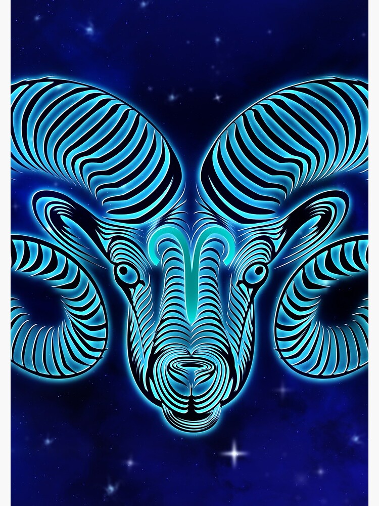 Blue Aries by VibeCircle
