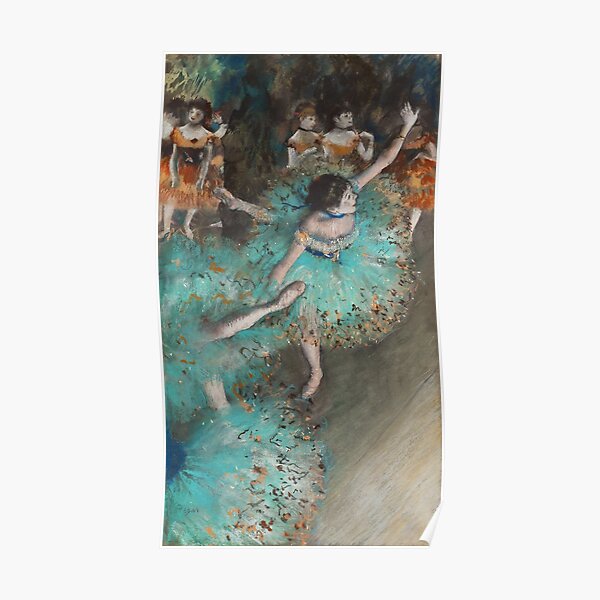Degas - The Green Dancer Poster