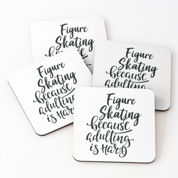 Item preview, Figure Skating Because Adulting Is Hard designed and sold by ProjectX23.
