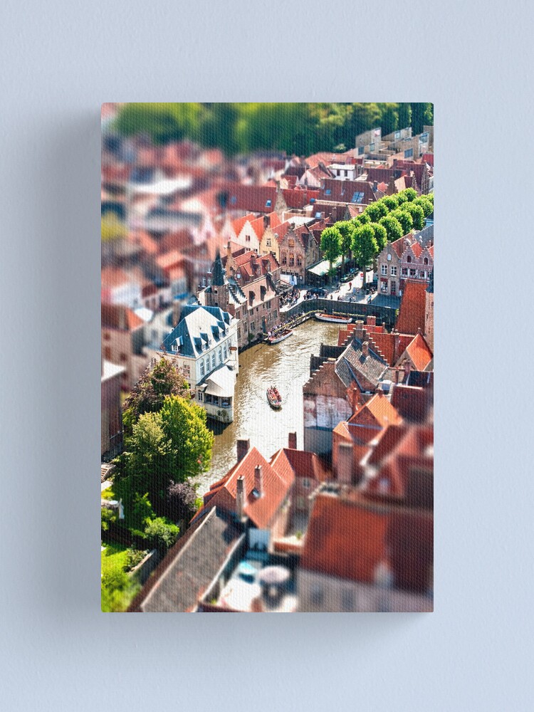 Alternate view of Bruges (tilt and shift) Canvas Print