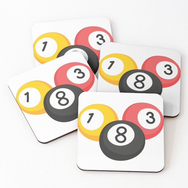 Item preview, Playing pool balls prints design designed and sold by Arshiya-4.