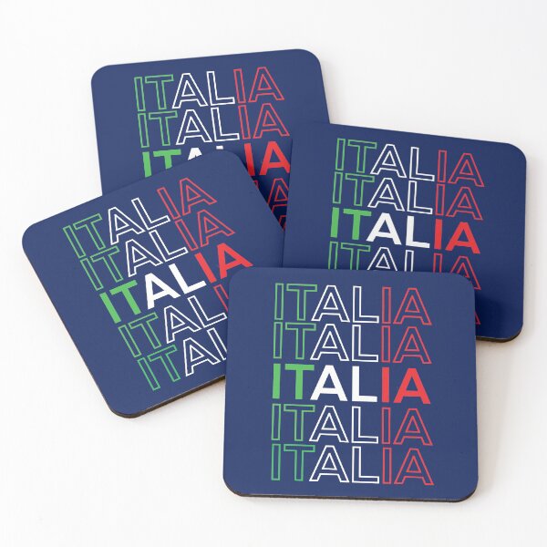 Item preview, Italia graphic tee with flag colors designed and sold by piastrelli.