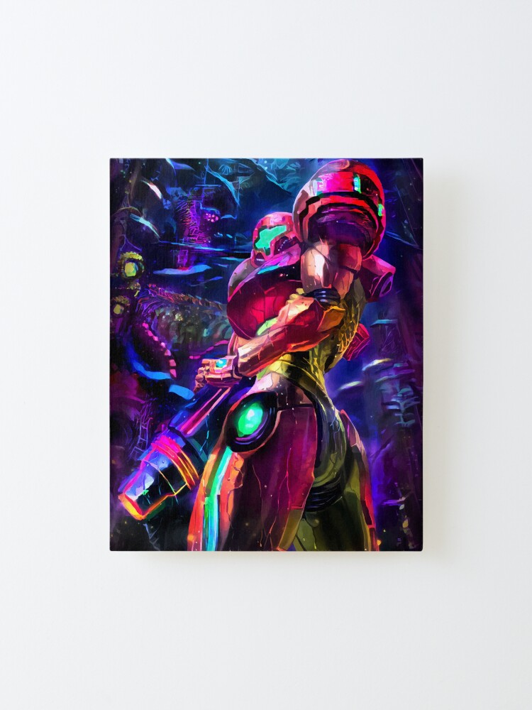 Alternate view of Samus Aran Metroid Mounted Print