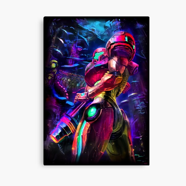 Samus Aran Metroid Leinwanddruck