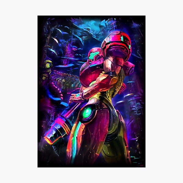 Samus Aran Metroid Fotodruck