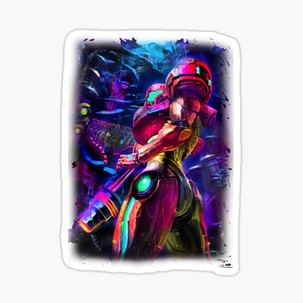 Samus Aran Metroid Sticker