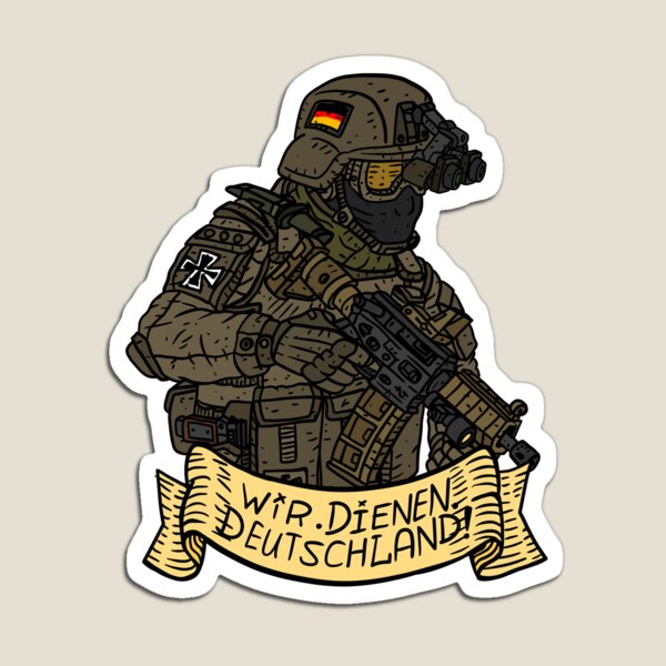 Item preview, german bundeswehr soldier, armed forces of germany. with motto.  designed and sold by JJadx.
