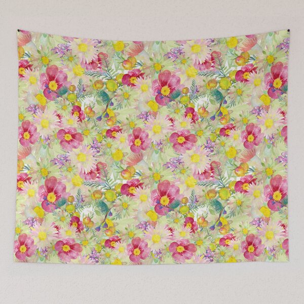 Item preview, Watercolour Bush Wildflower Garden designed and sold by Sketchbook Designs.