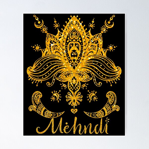 Art Of Mehndi Welcome Sign - Short - Medium