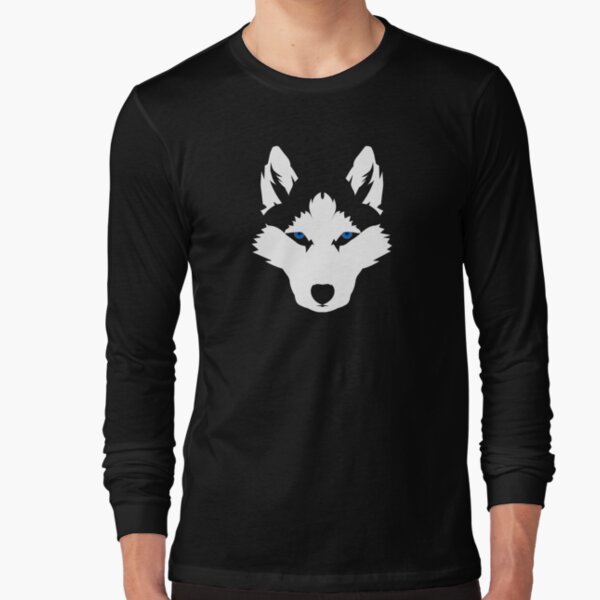 Siberian Husky Cute Funny Husky Dog Alaska Husky Long Sleeve T-Shirt