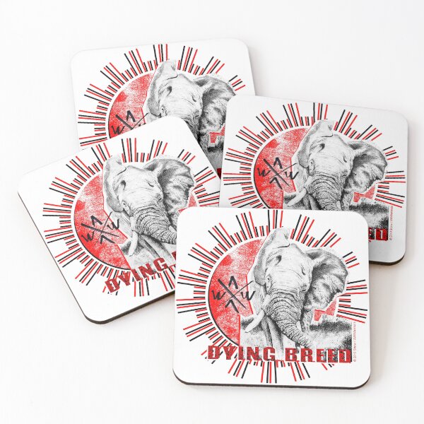 Item preview, Elephant, Wild Animal Print, Ivory Tusks, Dying Breed, Wildlife African Sunset designed and sold by wawanimals.