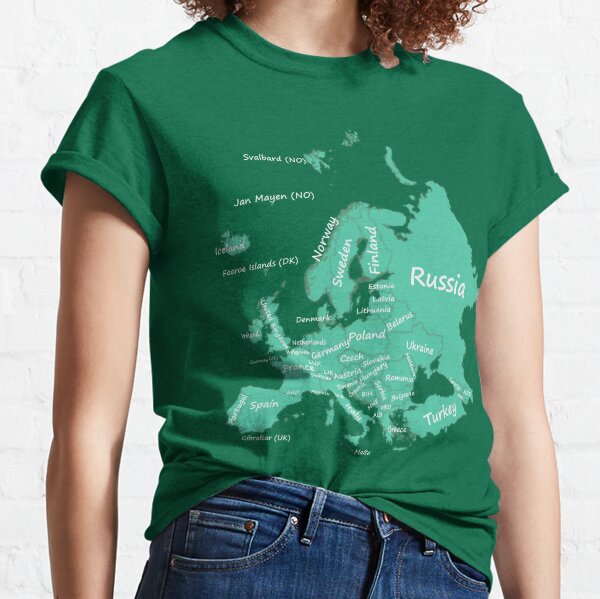 Printing Europe T-Shirts Sale | Redbubble