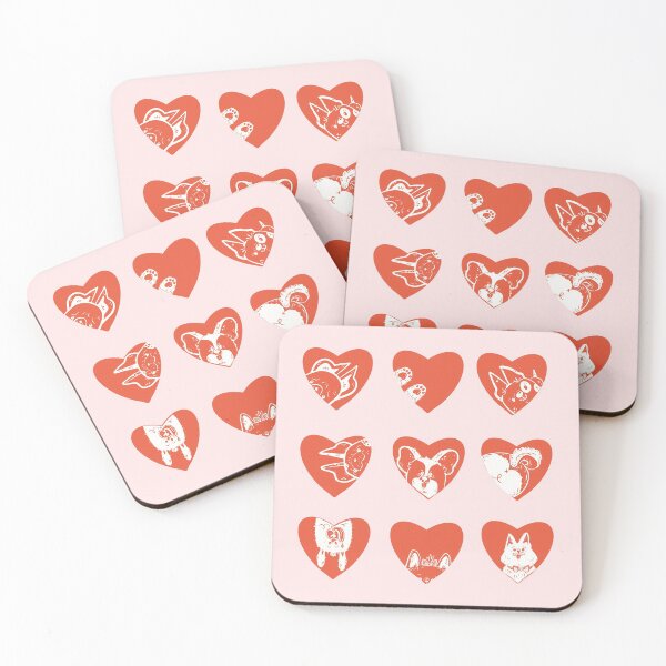 Item preview, Heart Pups designed and sold by fluffymafi.