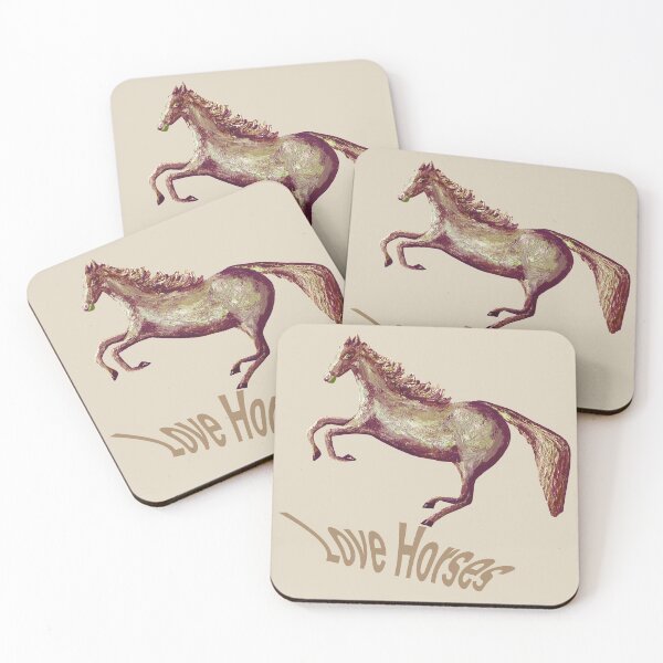 Item preview, Love horses 1 designed and sold by Thecla Mary Correya.