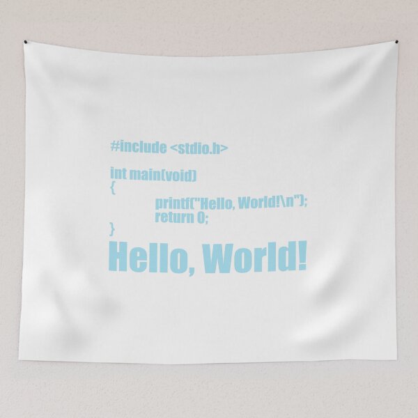 Item preview, Hello, World! designed and sold by auraclover.