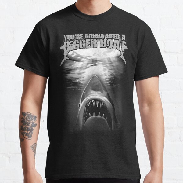 Quints We're Going To Need A Bigger Boat Movie T Shirt Shark Jaws Gift Him Dad 