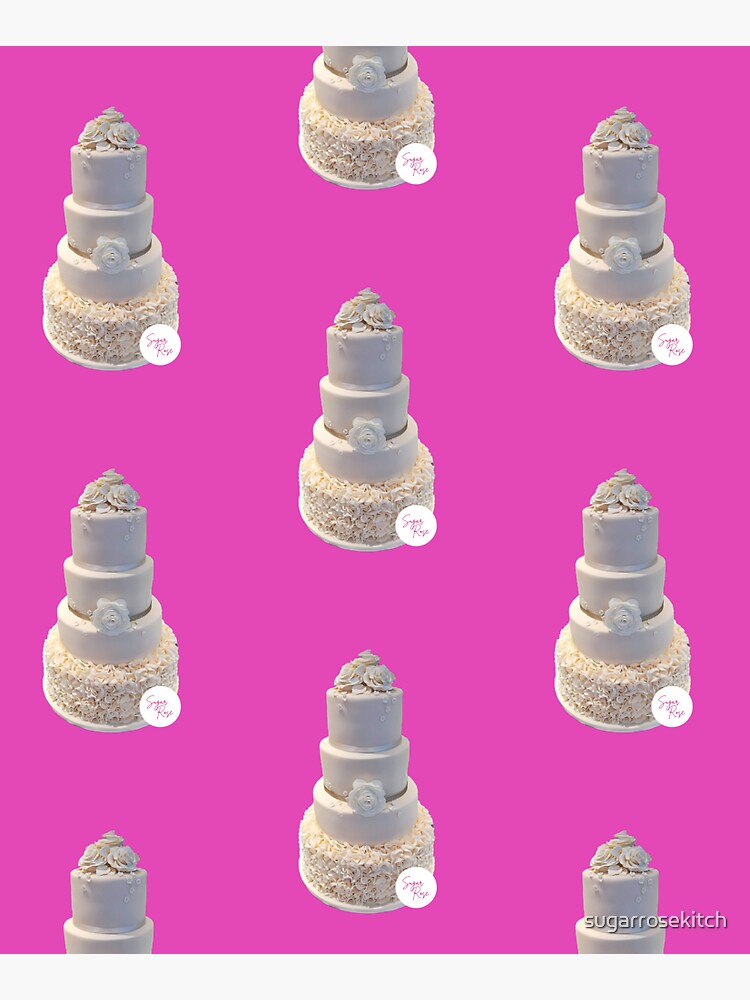 Elegant Wedding Cake by sugarrosekitch