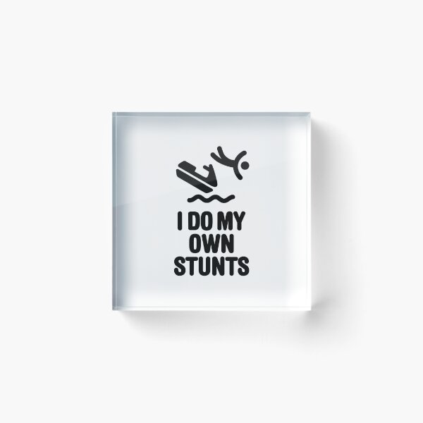 Item preview, Personal Watercraft PWC I do my own stunts Jet Ski gift Funny Jetski jet skiing and water sports gifts designed and sold by LaundryFactory.